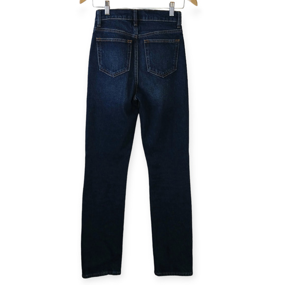 Reformation SZ 24/33 Peyton High Rise Boot Cut Jeans Organic Cotton Aegean Wash - Picture 4 of 5
